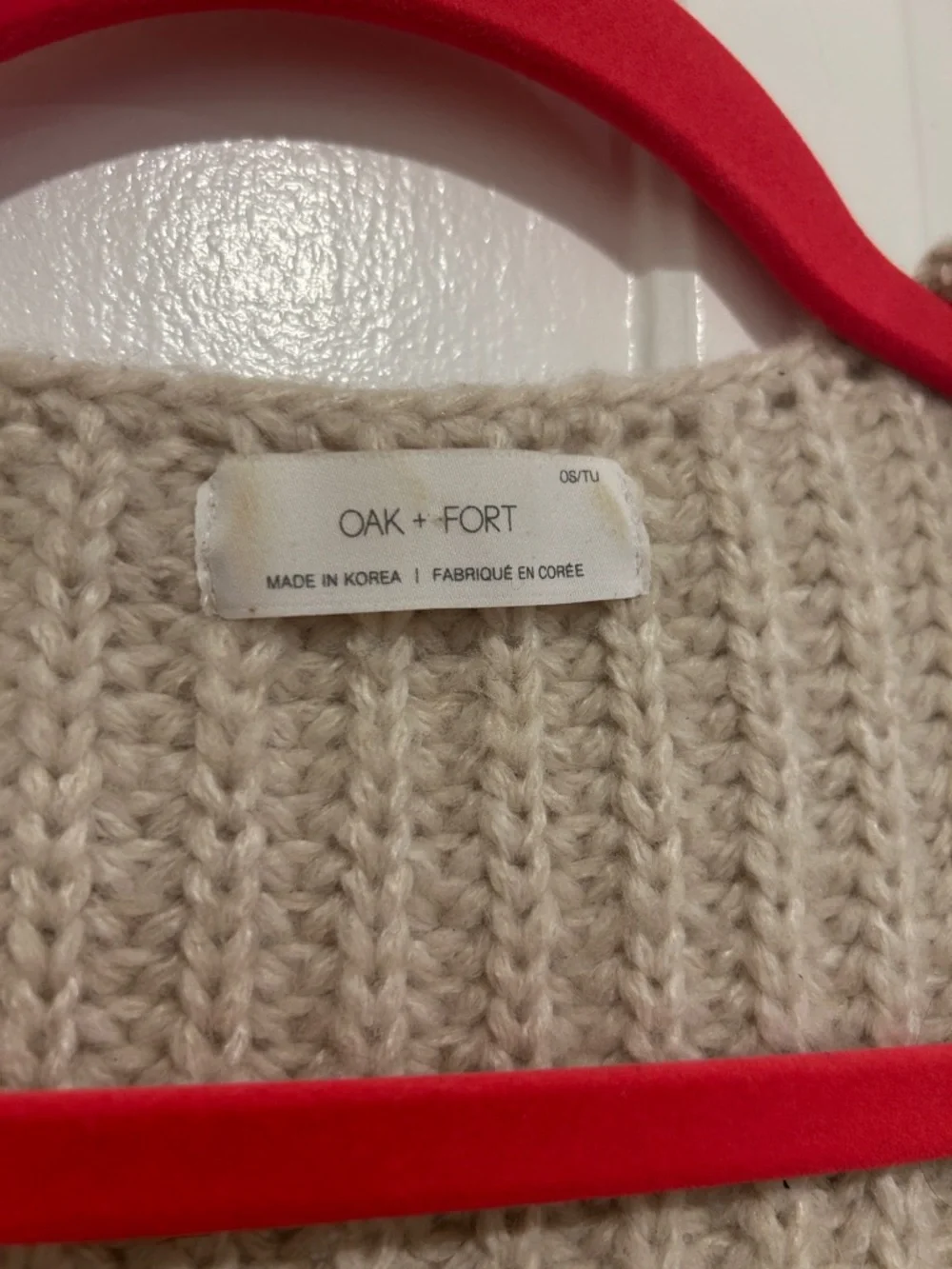 Oak and Fort chunky knit cardigan - Picture 3 of 9